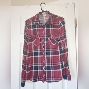 Love Potion lightweight plaid large long sleeve